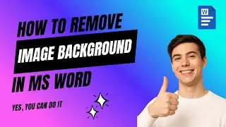 Remove Background from Images in Word | Built-in Feature