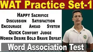 How to Prepare for Psychology Test in SSB Interview - WAT Practice Set | Defence Gyan