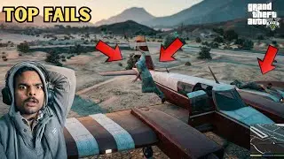 GTA 5 TOP FAILS 😂 Plane Crash Gone WRONG!