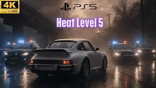 Surviving Heat Level 5 in NFS Unbound | Insane Cop Chase | 4K PS5