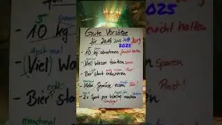 Gute Vors&auml;tze  #DeutscherHumor #юмор #lernendeutsch