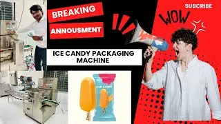 Ice cream candy packaging , kulfi packaging machine ice cream manufacturing business