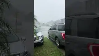 Hurricane Milton outer band hitting Winter Haven Florida 3:30pm