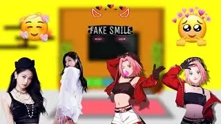 sala naruto meninos + o kakashi reage {sakura as jennie}de blackpink