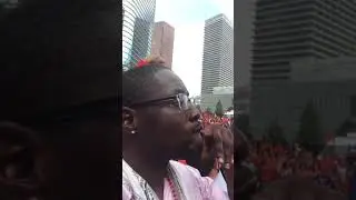 Troublesome at the parade #FreeGates