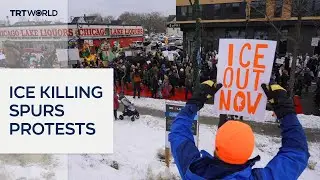 Protesters gather across US in anger over fatal ICE shooting