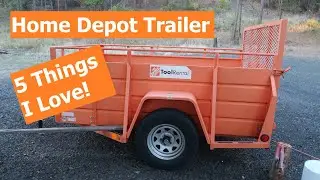 Home Depot Rental Trailer - 5 Things I LOVE About It!