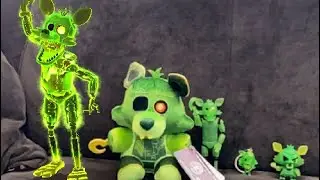 FNAF AR Radioactive Foxy Plush Review! + Funko Radioactive Foxy Comparisons