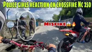 POLICE GIRL HARU KO KHATRA REACTION🔥😱|SATHI KO MINTHOO MISFIRE🔥