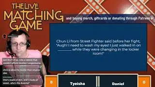 The Live Matching Game 6-4-20 (the one with Cookie)