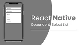 Зависимый от React Native выпадающий список выбора