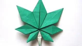 Origami Maple Leaf by 