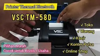 Printer Thermal Bluetooth murah. VSC TM-58D