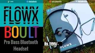 Budget Bluetooth Earphone 2020 | Boult Audio ProBassFlowX Bluetooth Headset | Data Dock