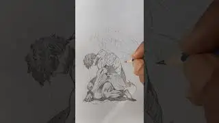 &laquo;Сломанные крылья&hellip; Несломленный дух 🖤 | Мощный набросок ангела&raquo;