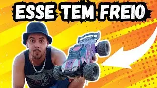 HS 18323 1/18  LEVEI MEU CARRINHO DE CONTROLE REMOTO EM UMA PISTA DE BMX / pulei na RAMPA