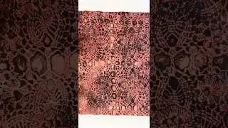 More Lace-Printing on the Gelli Plate! #artdemo #gelliplate #monoprinting #lace