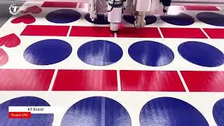 printed kt board & advertising industry CNC digital cutting machines