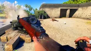 Battlefield 5 - Attacking Pacific! m1 Garand - (No Commentary)