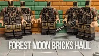 Custom lego military Forest Moon Bricks Haul!!