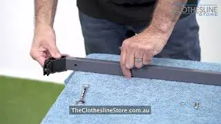 How to Install the Daytek Single Folding Frame Clothesline