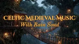 Celtic Medieval Music with Rain &ndash; Peaceful Background Sounds for Deep Sleep & Relaxation