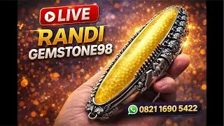 🔴live akik natural pandan dan motip #batuakik #gemstone #live #livestream