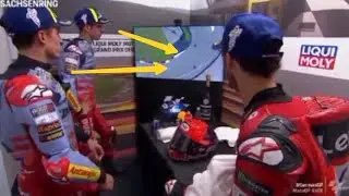 Penyebab Martin Crash..!! Simak Ulasan Bagnaia dan Marquez|| MotoGP Jerman 2024
