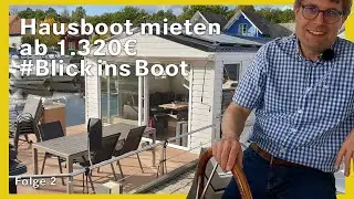 Hausboot mieten ab 1.320 &euro; &ndash; Blick ins Boot: Folge 2 / Hausboot Rheinsberg
