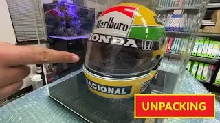 UNPACKING signed helmet of Ayrton Senna / Tanakasan.shop