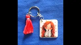 Cute Kids - Ceramic-resin Keychain 015