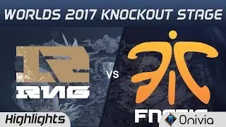 RNG vs FNC  Highlights Game 3  World Championship 2017 Knockout Stage Fnatic vs Royal Never Give U