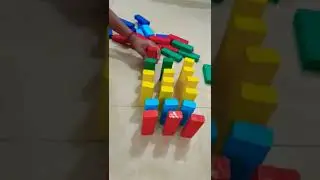 Wooden blocks building #hometoytv #wooden #blockbuilding