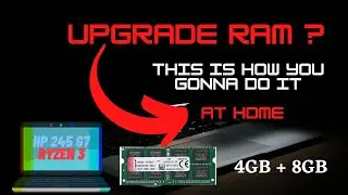 HOW TO: HP 245 G7 UPGRADE RAM | KINGSTON 8GB | 2666MHZ | EASILY AT HOME | WITH SCREWDRIVER AND KNIFE