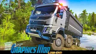 Графический мод для Mudrunner PC | Лучший графический мод для слабых ПК | Цветовой мод #игры #внедорожник #холмы