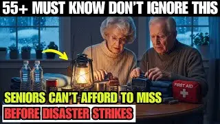 8 Critical Supplies FEMA Says 55+ Seniors CANNOT Afford to Ignore