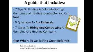 Plumber Colorado Springs  Find the Best Colorado Springs Pl