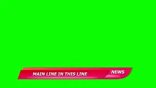 Green Screen Lowerthirds For Headlines