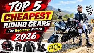 Top 5 Cheapest Riding Gears for Beginner Riders in 2026 🏍️🔥