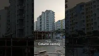 column casting #construction #highrisebuildings #civilengineering #siteknowledge