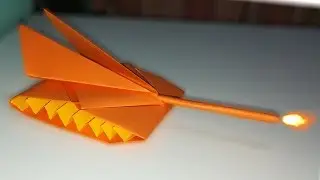 How to make a Battle Tank With Paper/Amazing Toy DIY