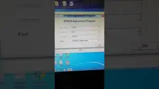 Epson reset communications error still