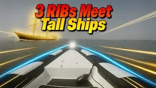 Tall Ships and three RIBs enjoying the ride (back in 2016) #ribsonlydotcom
