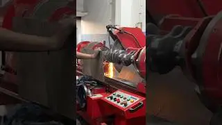 TATA Engine work 👷&zwj;♂️ | crank cutting | #indiaengineering #shorts #viral #engine