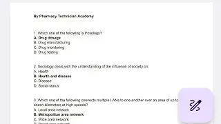 Pharmacy Technician 2nd Year Paper 2 14 December 2025