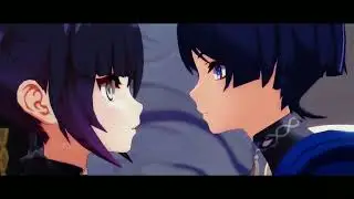 ·:¨༺ Scaramouche x Mona ୭ ✧ ˚.