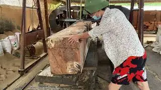 Amazing ! Vietnam's extremly wood working process inside the factory