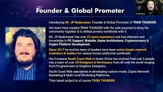 TRON THUNDER Presentation for Beginners with English Subtitle 7th March 2022