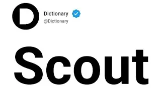 Scout Meaning In English