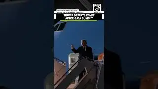 US President Donald trump departs Egypt after Gaza ceasefire summit| Israel| Hamas| Netanyahu